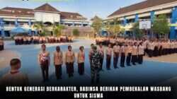 Bentuk Generasi Berkarakter, Babinsa Berikan Pembekalan Wasbang untuk Siswa