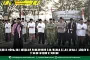 Kodim 0906/Kkr Bersama Forkopimda Dan Warga Gelar Sholat Istisqa Di Tengah Musim Kemarau