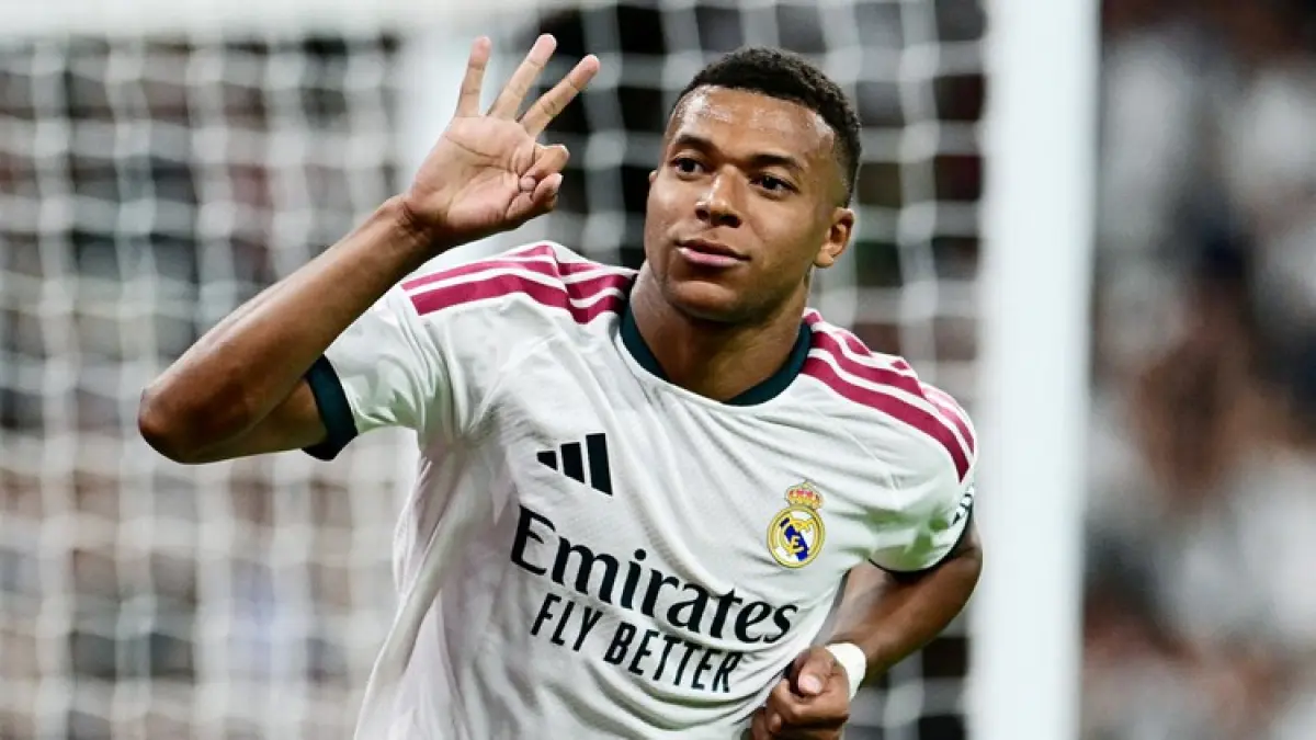 Kylian Mbappé Cetak Hat-Trick dalam Kemenangan Besar Real Madrid