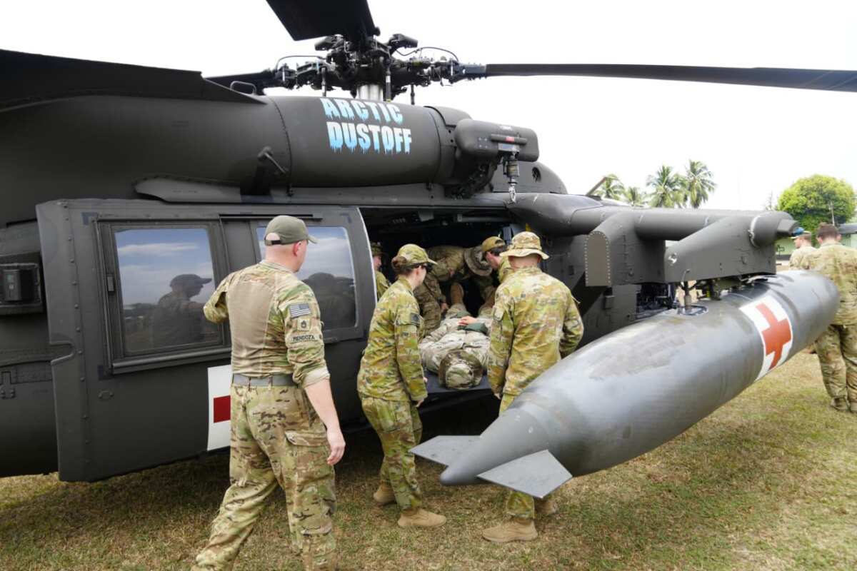 TNI Gelar Air Medevac Dalam Latihan Multinasional SGS 2026 TNI Gelar Air Medevac Dalam Latihan Multinasional SGS 2026