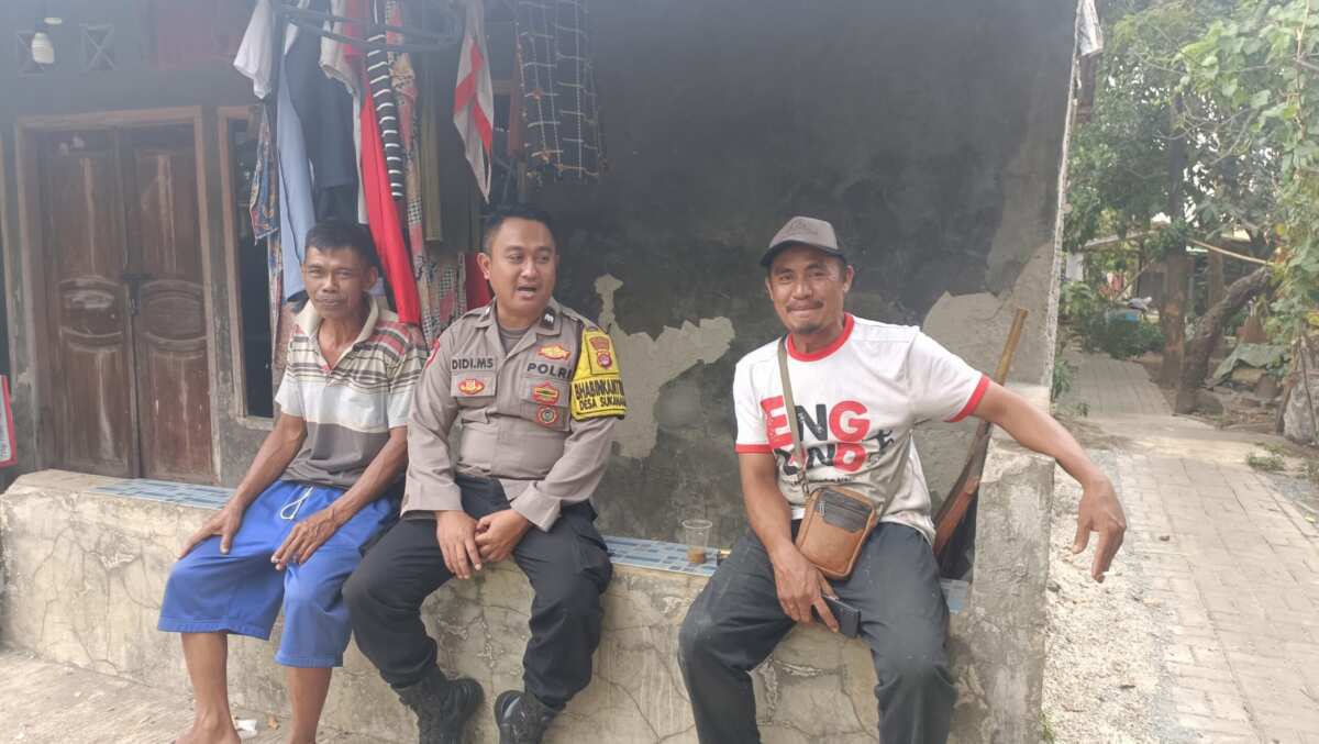 Program POLIRAN, Bhabinkamtibmas Polsek Cikupa Dorong Kepedulian terhadap Warga Pengangguran