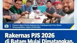 Agenda Rakernas PJS 4–5 November 2026 Disiapkan dengan Penguatan Koordinasi Antarpanitia