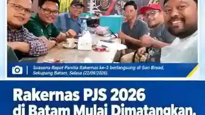 Agenda Rakernas PJS 4–5 November 2026 Disiapkan dengan Penguatan Koordinasi Antarpanitia
