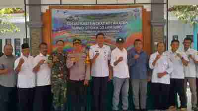 Dukung Ketahanan Energi Nasional, Bati Tuud Koramil Ngasem Bojonegoro Hadiri Sosialisasi Survei Seismik 2D Lamturo
