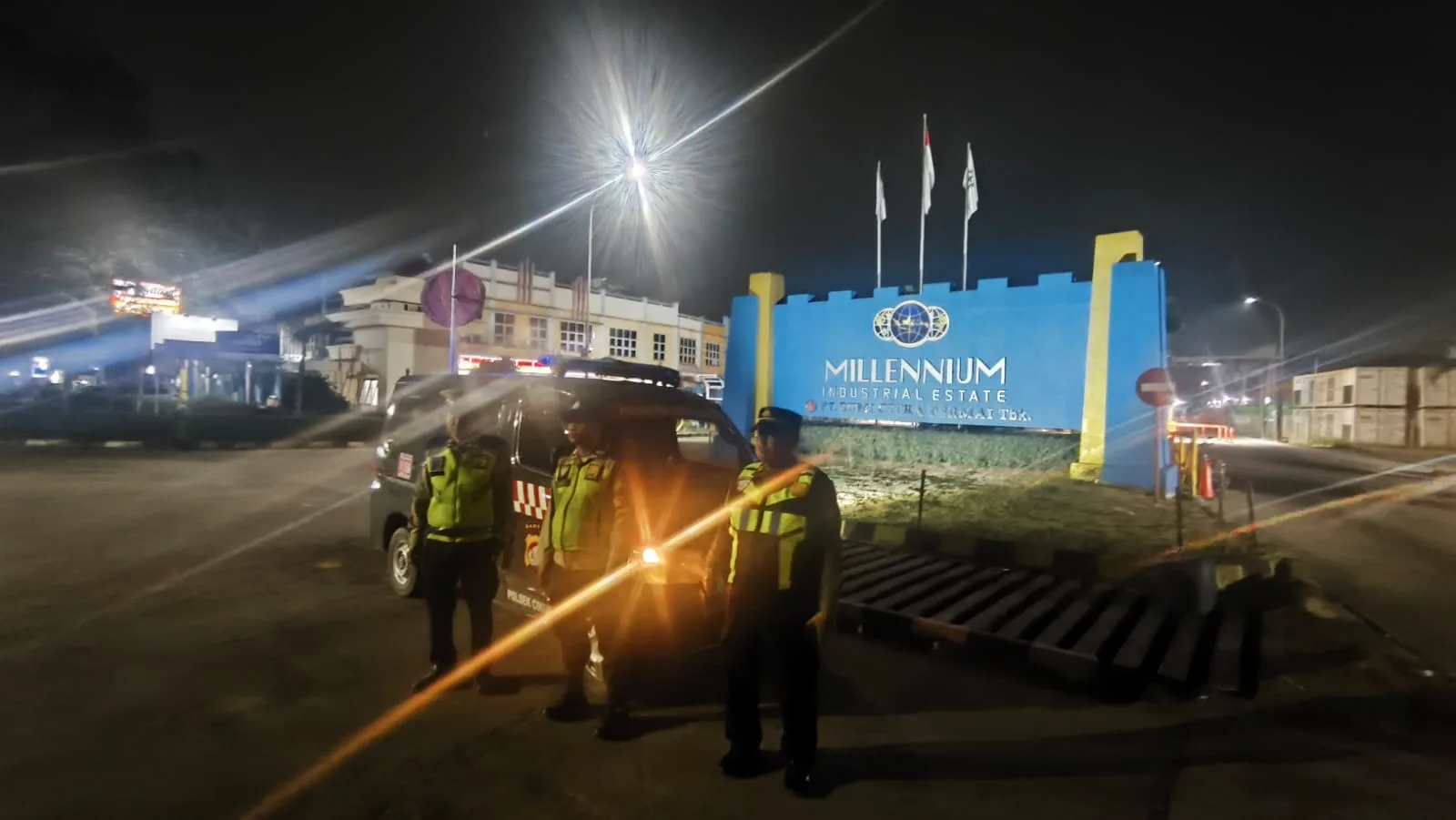 Ops Cipkon KRYD, Iptu Rusandi Pimpin Patroli Malam di Kawasan Industri Cikupa