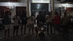 Team Paniki Polsek Sorong Timur Amankan Terduga Pelaku Curanmor, Satu Unit Honda Scoopy Diamankan