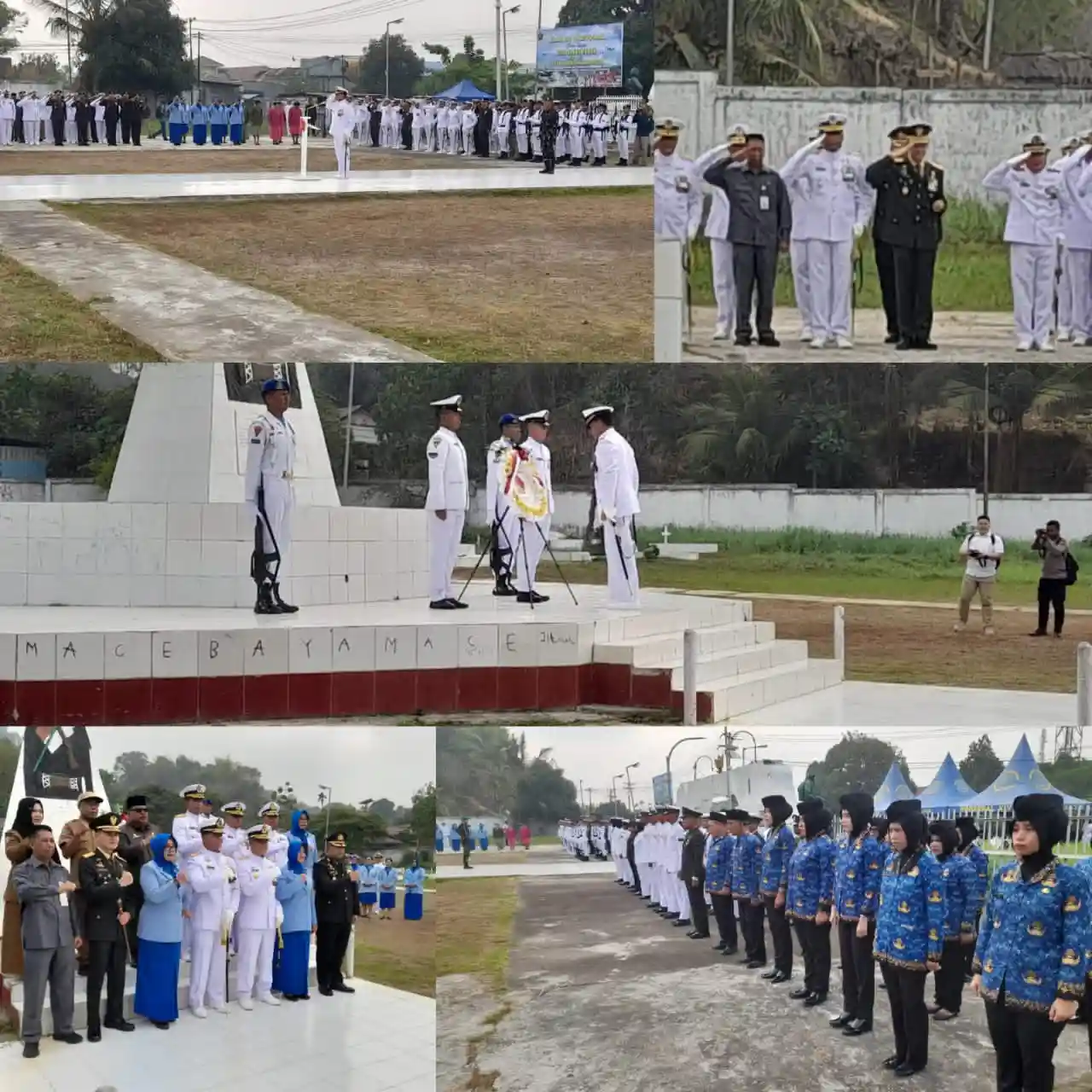 Kodaeral XIV Hadiri Upacara dan Ziarah Nasional HUT ke-81 TNI di TMP Tri Jaya Sakti Sorong Kodaeral XIV Hadiri Upacara dan Ziarah Nasional HUT ke-81 TNI di TMP Tri Jaya Sakti Sorong