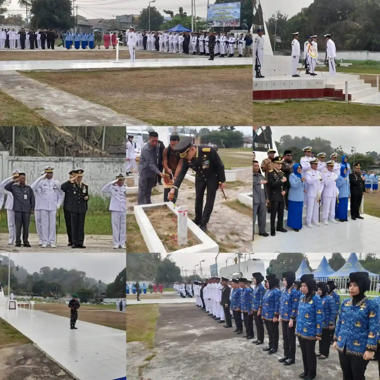 Upacara dan Ziarah Nasional HUT ke-81 TNI di TMP Trijaya Sakti Sorong, Gelar Tabur Bunga Mengenang Jasa Para Pahlawan Upacara dan Ziarah Nasional HUT ke-81 TNI di TMP Trijaya Sakti Sorong, Gelar Tabur Bunga Mengenang Jasa Para Pahlawan