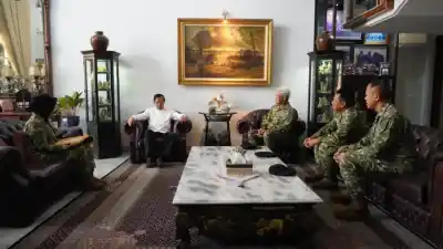 Kapuskes TNI Anjangsana ke Sesepuh TNI, Perkuat Nilai Sapta Marga dan Sumpah Prajurit