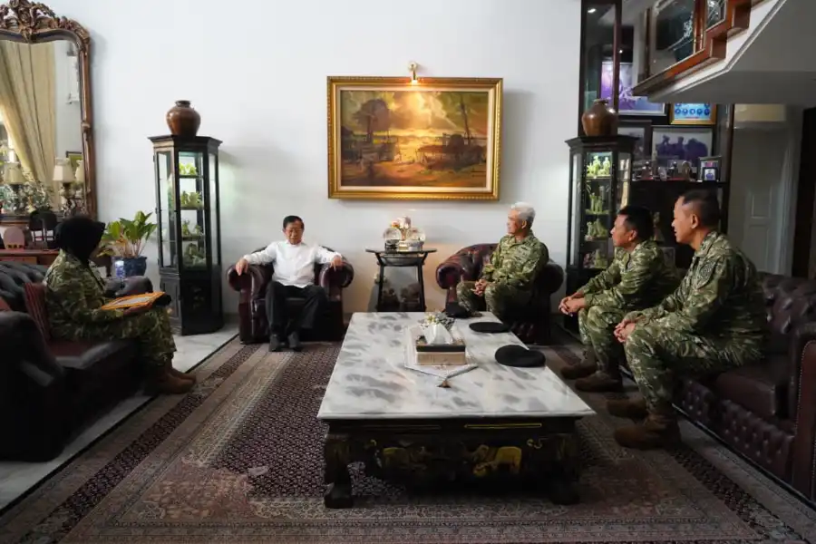 Kapuskes TNI Anjangsana ke Sesepuh TNI, Perkuat Nilai Sapta Marga dan Sumpah Prajurit