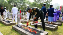 Wakil Panglima TNI Pimpin Ziarah Nasional HUT Ke-81 TNI, Teladani Semangat Juang Para Pahlawan