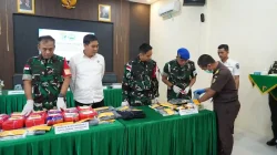 TNI Gagalkan Penyelundupan 16,4 Kilogram Sabu di Perbatasan RI-Malaysia