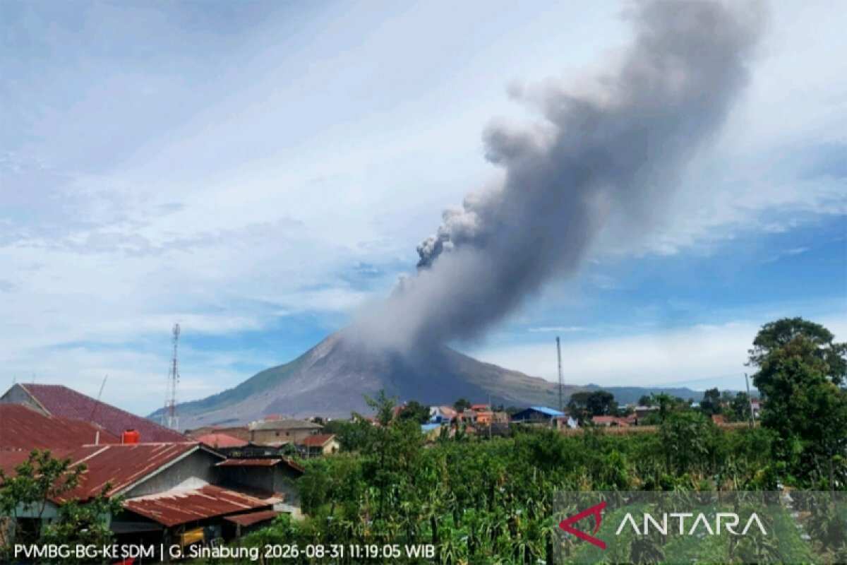 Erupsi Terbaru Gunung Sinabung