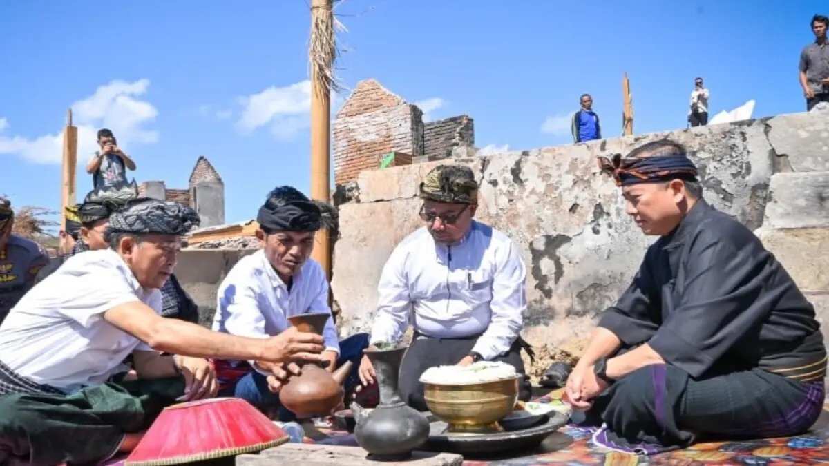 Visibilitas Desa Sade Pasca Kebakaran