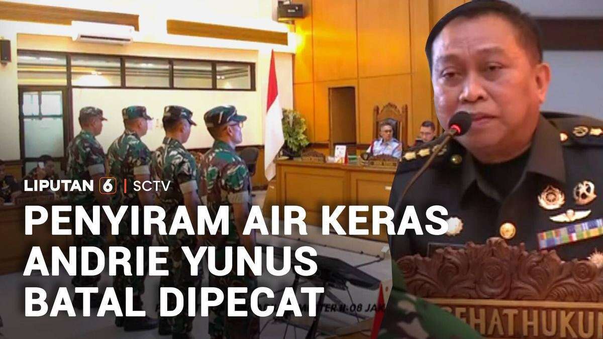 Putusan Pengadilan Militer Terhadap Andrie Yunus
