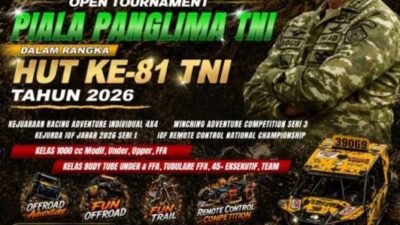 Bandung Menjadi Tuan Rumah Turnamen Offroad Terbuka Piala Panglima TNI
