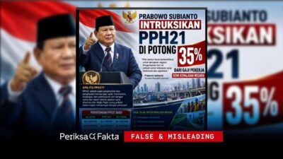Klarifikasi Hoaks Pemotongan Pajak Penghasilan 35 Persen
