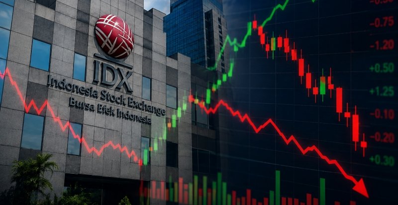 IHSG Sesi I Turun, Sektor-sektor Tertekan Membawa Pasar ke Zona Merah