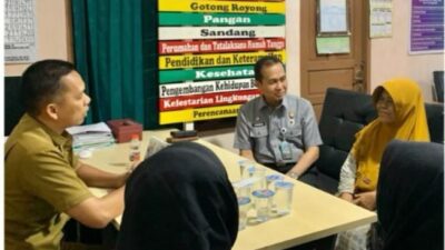 Pemantauan Pos Bantuan Hukum di Kelurahan 10 Ilir oleh Kemenkum Sumsel