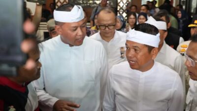 Kegiatan Olahraga Rakyat di Kalimalang Menyambut Piala Gubernur