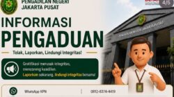 Pengadilan Negeri Jakarta Pusat Tegaskan Komitmen untuk Peradilan Bersih dan Berintegritas