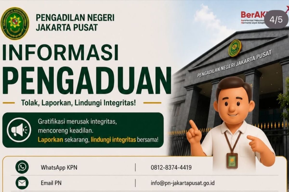 Pengadilan Negeri Jakarta Pusat Tegaskan Komitmen untuk Peradilan Bersih dan Berintegritas