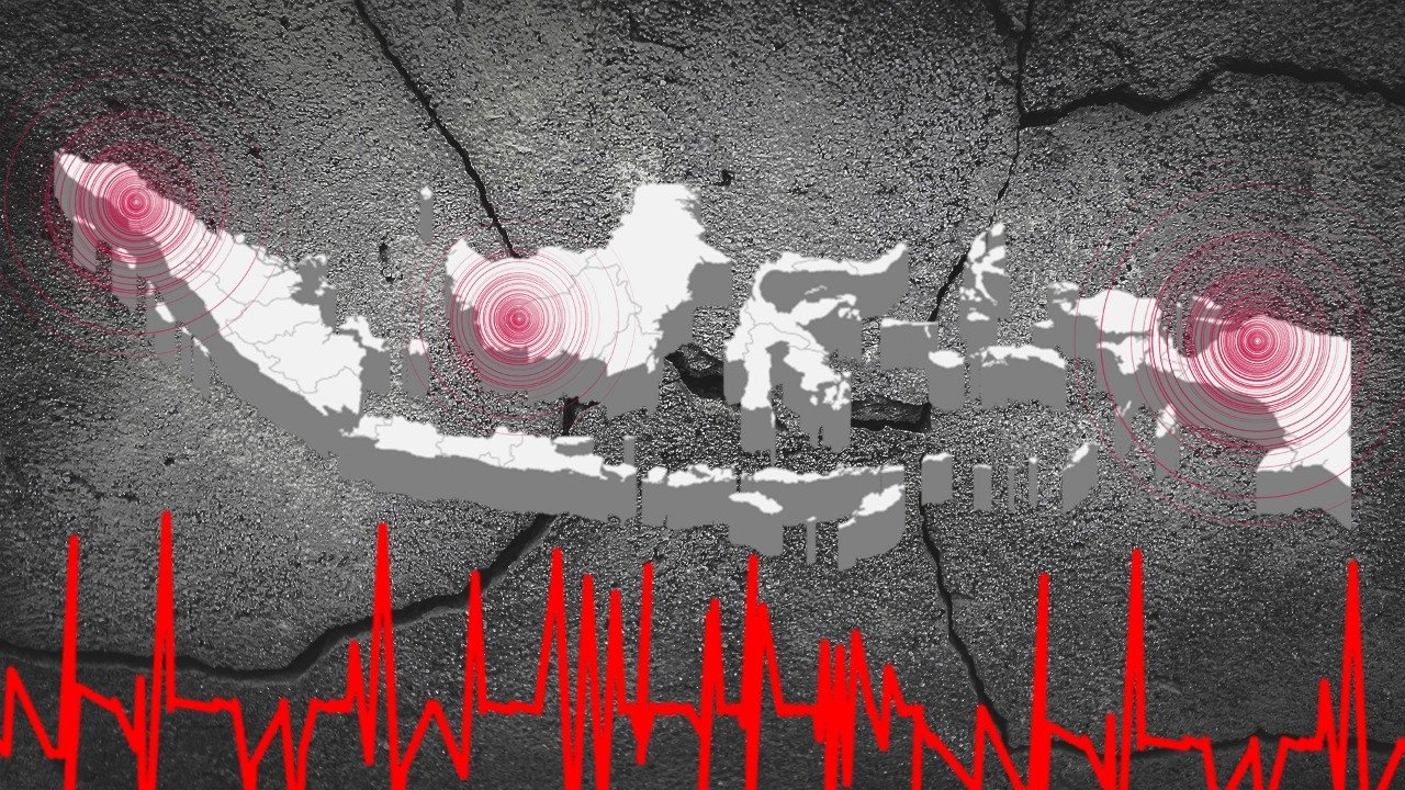 Gempa Tektonik Menciptakan Getaran di Laut Tenggara Sukabumi