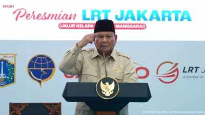 Prabowo Dorong Danantara Terlibat dalam Pengembangan LRT Jakarta