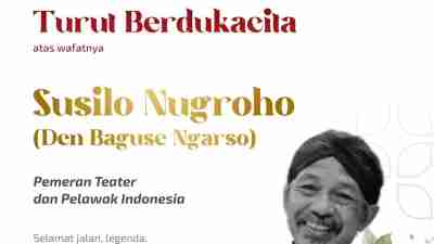 Kepergian Susilo Nugroho, Sineas Terkenal dari Yogyakarta