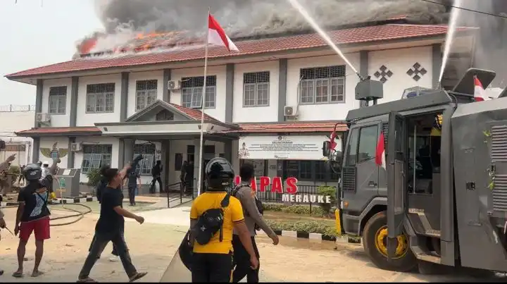 Kericuhan dan Kebakaran Lapas Merauke Berawal dari Penertiban Barang Terlarang