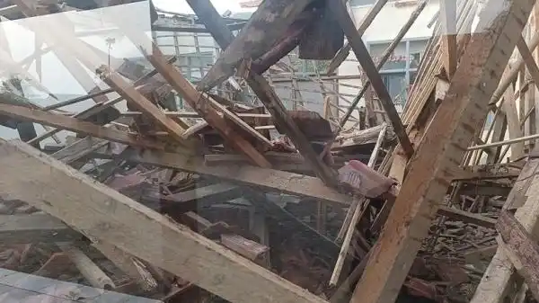 Bangunan SD Negeri 3 Cihirup Kuningan Roboh, Empat Ruang Belajar Tak Bisa Dipakai