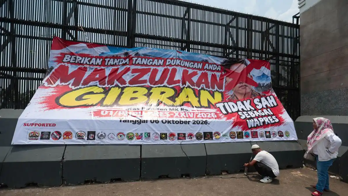Aksi KNPRI di Depan DPR RI Desak Pemakzulan Wakil Presiden Gibran