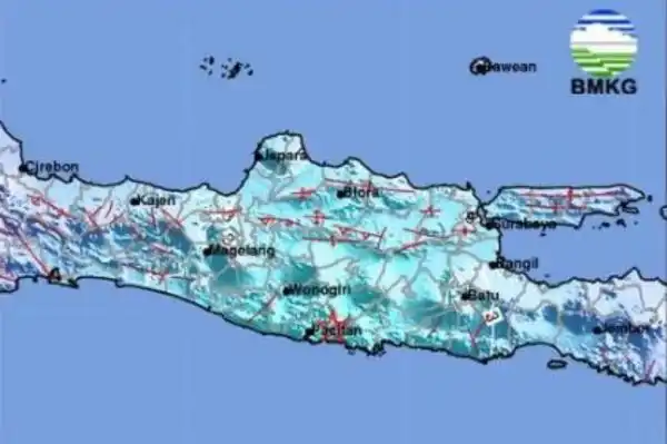 Gempa di Laut Selatan Pacitan Terjadi Sore Hari, BMKG Catat Kedalaman 10 Kilometer